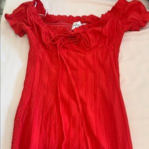 Red Kipp Mini Dress